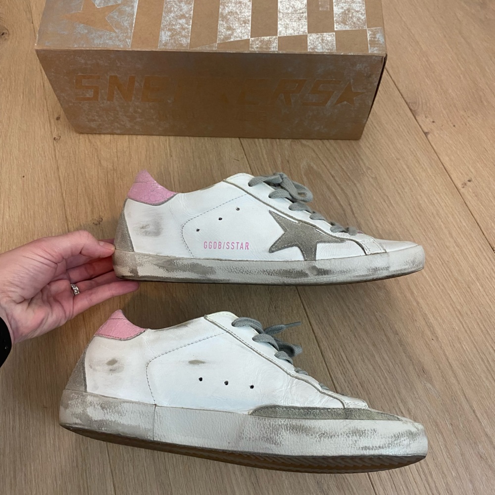 Golden Goose Superstar White & Pink - Picture 5 of 11